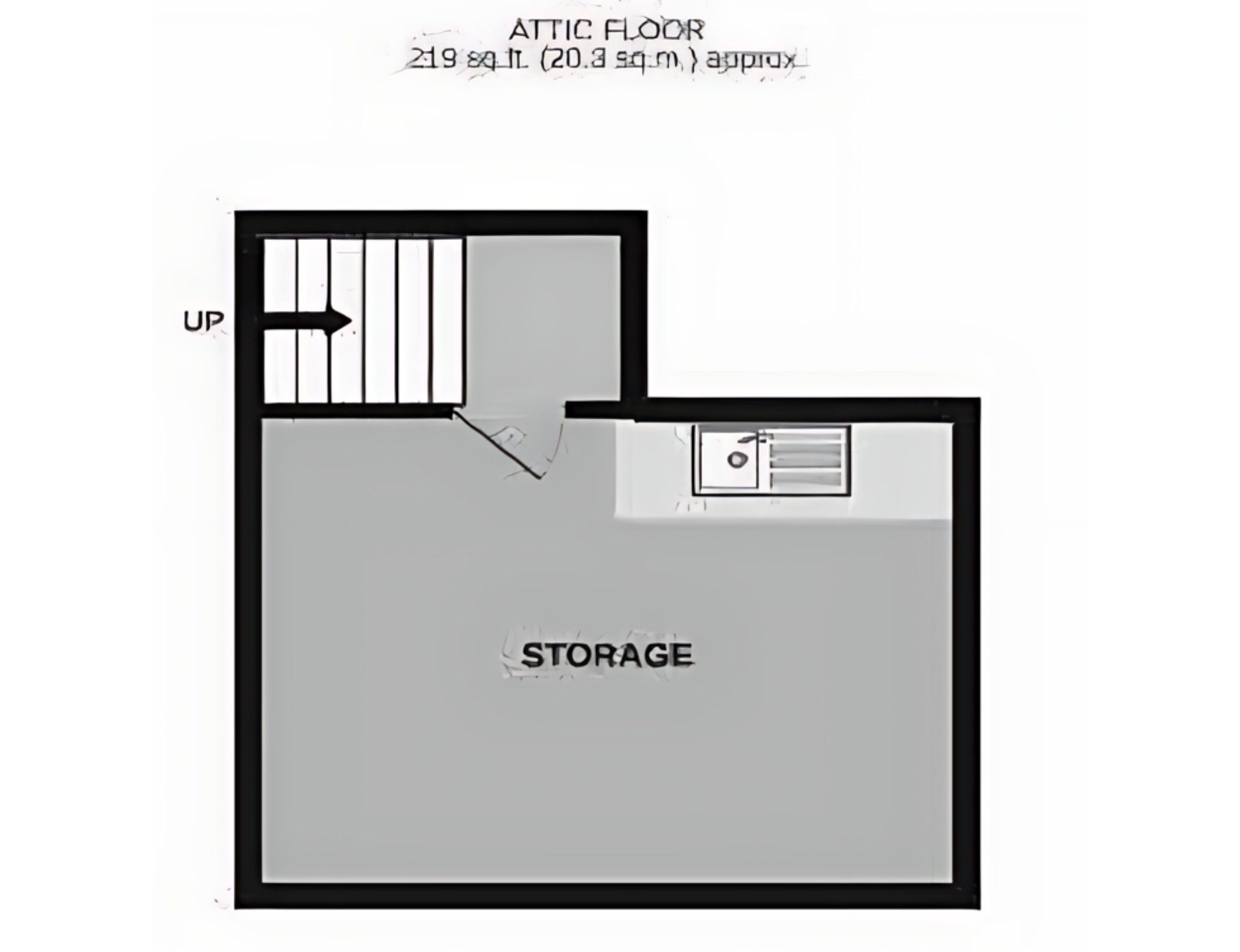 Belgrave House — Attic floor plan