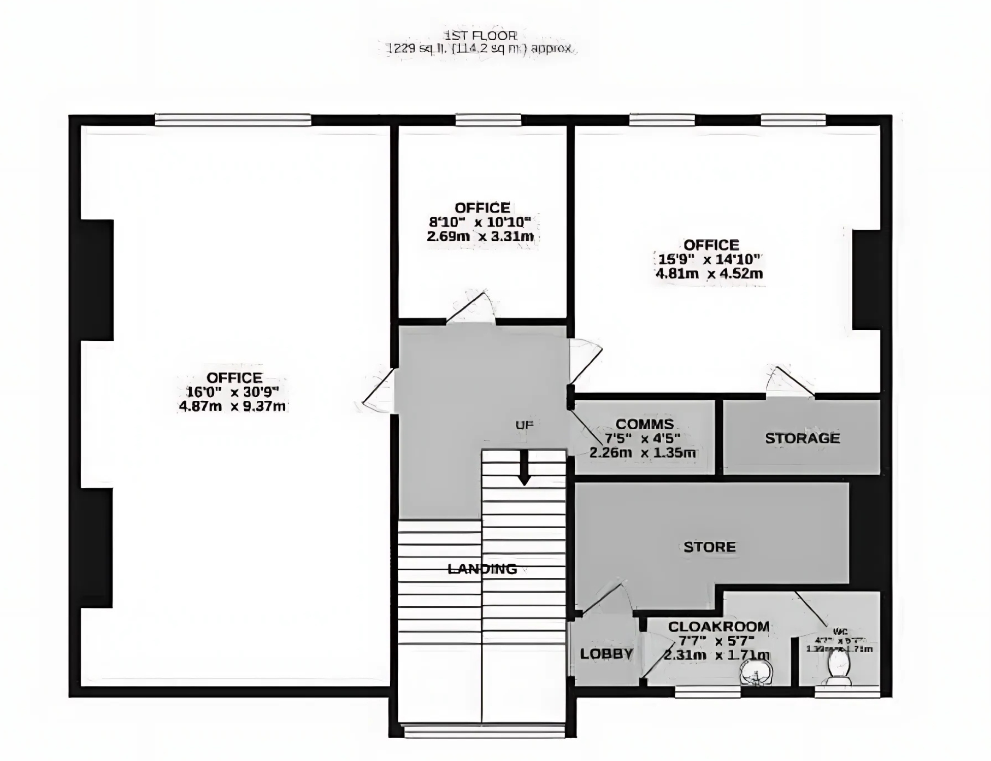 Belgrave House — First Floor plan